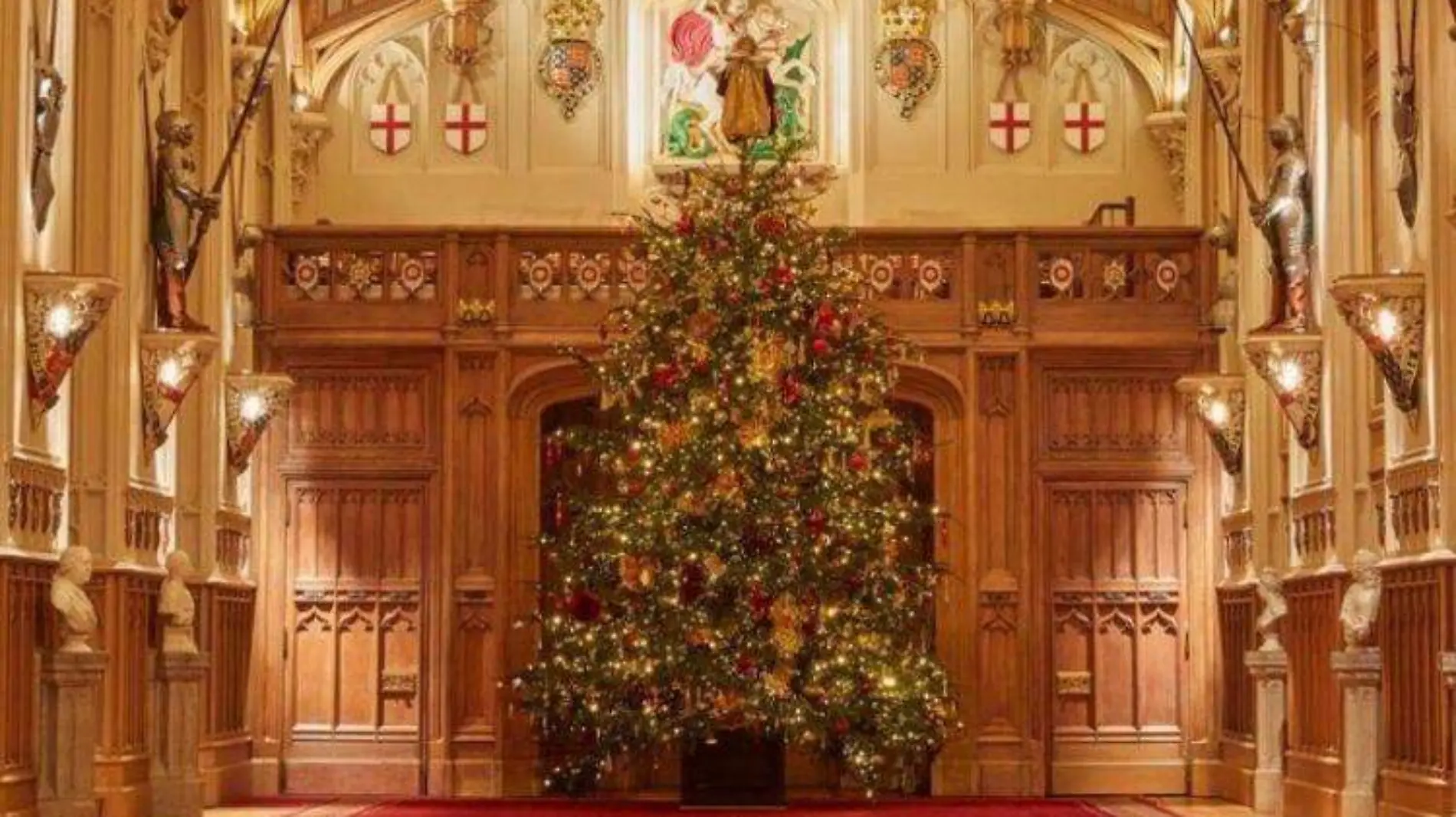 La navidad llegó al castillo Windsor